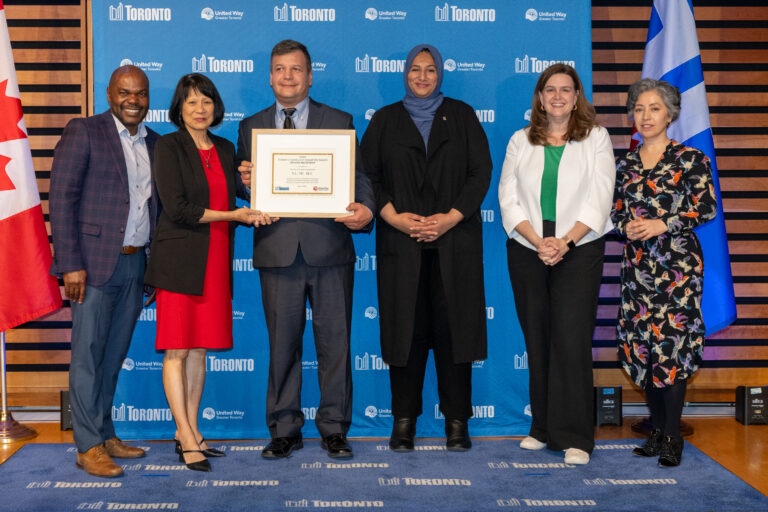 Toronto Community Champion Award 2024